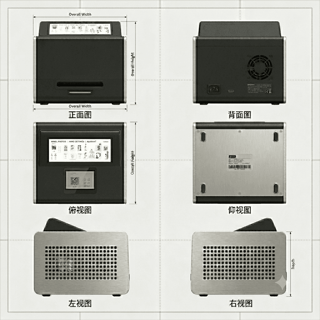 All-in-one printed cutting machine
